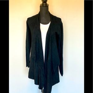Barefoot Dreams NWOT black lightweight cardigan sweater